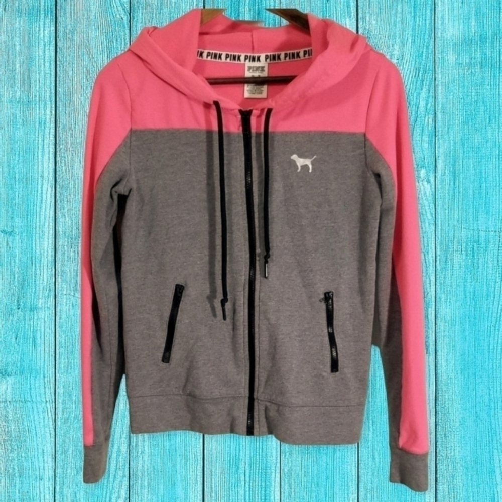 Victoria's Secret Pink Women's Hoodie Size XS Full Zip